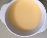 Hình bước làm 1 của món Bánh flan bơ - bữa ăn phụ cho bé