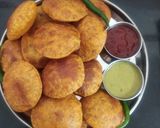 A picture of step 6 of Masala Poori (For journeys).