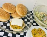 Foto del paso 1 de la receta: Pan Con Hamburguesas 🍔 de Garbanzos con Espinaca Tofu Vegano al horno 👌