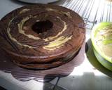Chocolate Vertical Layer Cake langkah memasak 8 foto