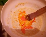 A picture of step 3 of Pineapple flavored pancakes.
