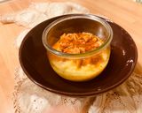 A picture of step 8 of Polenta with Mushrooms and Sausage Cooked in a Jar in the Microwave.