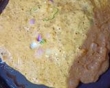 A picture of step 3 of Sattu Dosa.