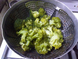 Spatzles verdes con una salsa zarpada muy rica