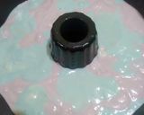 Foto langkah ke 4 dari resep Bolu putih telur warna pastel.