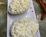 Foto del paso 4 de la receta: Huevos de Pascua rellenos con crema Oreo 🐰