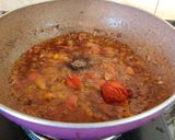 A picture of step 8 of Kala Chana Masala.