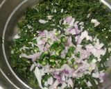 A picture of step 1 of Palak Kofta.