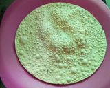 A picture of step 1 of Masala Papad.