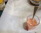 A picture of step 3 of Wood apple roohafza lemonade.