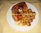 Foto del passaggio 4 della ricetta Cosciotto di Pollo Paesano e Patate Novelle in Friggitrice ad Aria