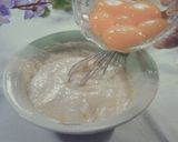 Foto langkah ke 3 dari resep Chocolate Vanilla Castella Cake.