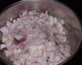 A picture of step 3 of Moong Dal ki khichdi.
