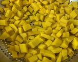 A picture of step 1 of Yam Stew and Yam fry.