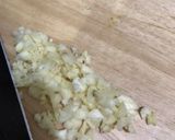 A picture of step 3 of Chicken Alfredo Pasta.