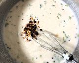 A picture of step 1 of Semolina Khandvi (Tiffin friendly).