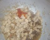 A picture of step 2 of Chicken tikka macroni.