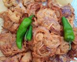 A picture of step 3 of Masala pakora.