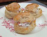 Une image de l'étape 6 de Petits choux apéritifs au saumon.