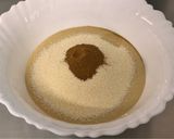 A picture of step 6 of Banana Sooji Cake.