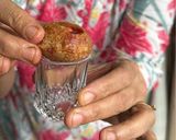 A picture of step 5 of Anar (Pomegranate) Pani Puri ~ No Beetroot No Color Only Anar Ka Rang.