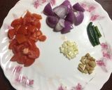A picture of step 1 of Egg Hariyali.