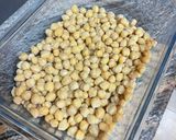 A picture of step 2 of Chickpea Salad with Greens and Tahini Sauce.