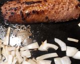 A picture of step 4 of Spicy Onions and Sausage.