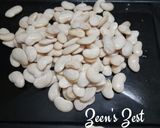 A picture of step 2 of Oven Roasted White Lima or Butter Beans.