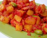 Foto langkah ke 5 dari resep Sambal goreng kentang udang.