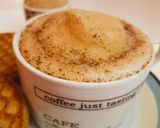 A picture of step 5 of Frothy Coffee.