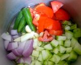 A picture of step 2 of Sponge gourd kadayal.