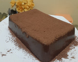 Foto langkah ke 6 dari resep Puding Brownis Roti Tawar.