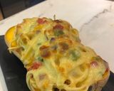 Foto langkah ke 9 dari resep Primavera Spaghetti Squash.