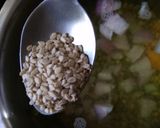 A picture of step 3 of Moong beans detox Soup.