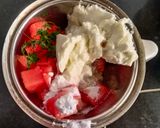 A picture of step 2 of Watermelon Smoothie.