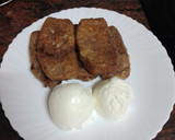 Foto del paso 4 de la receta: Torrijas chocolateadas con helado