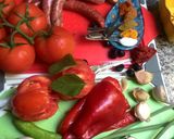 Une image de l'étape 3 de Tomates farcies aux merguez 🍅🥩🌭🌶🥬.