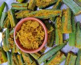 સ્ટફ્ડ ક્રિસ્પી ભીંડી (Stuffed crispy bhindi) રેસીપી સ્ટેપ3ફોટો