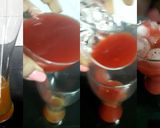 A picture of step 3 of Cherry Red Plums and Apple Mojito.