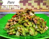 Foto langkah ke 4 dari resep Tumis Pare Peda Pedas.