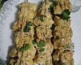 A picture of step 4 of Chicken Achari Wraps.