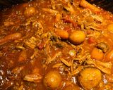 A picture of step 6 of Crockpot Shredded Italian Chuck Roast.