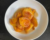 A picture of step 4 of Caramelized Peach 🍑 Lassi.