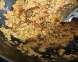 A picture of step 10 of Khuskhus matar kachodi.