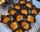 A picture of step 8 of Emma and Charlotte’s ‘special’ gluten free muffins.