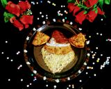 A picture of step 8 of Santa chapati pizza.