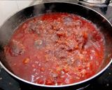 Hình bước làm 5 của món Mỳ Ý sốt spaghetti nhà làm!!