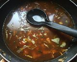 A picture of step 6 of Thukpa Vegetable Soup.