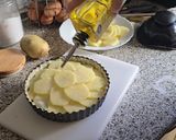 Foto del paso 9 de la receta: Tarta de Patatas, Espinacas, Champiñones y Queso (en air fryer)